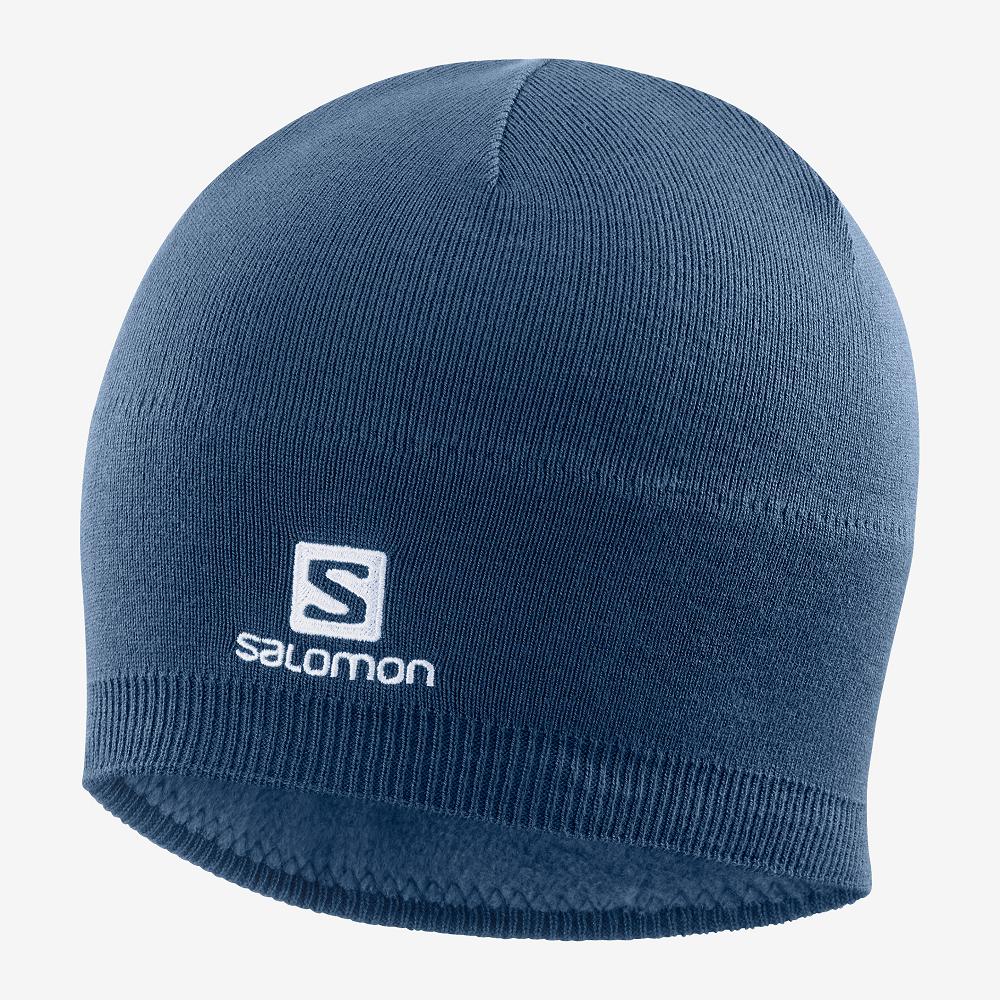 Salomon Singapore Mens Hats - RS WARM Navy | 95017-ETYW